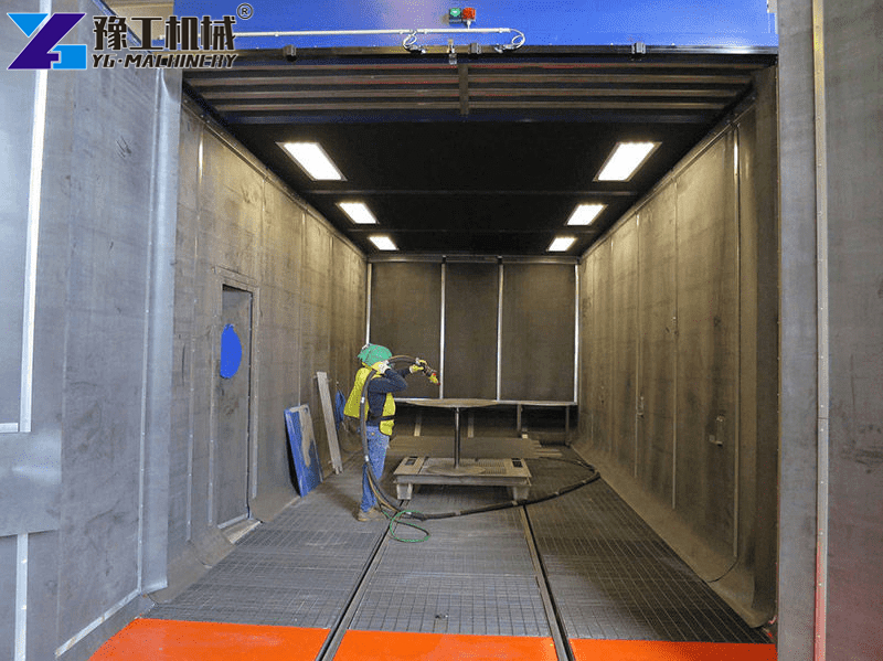 Eco Friendly Sand Blasting Booth For Sale Design