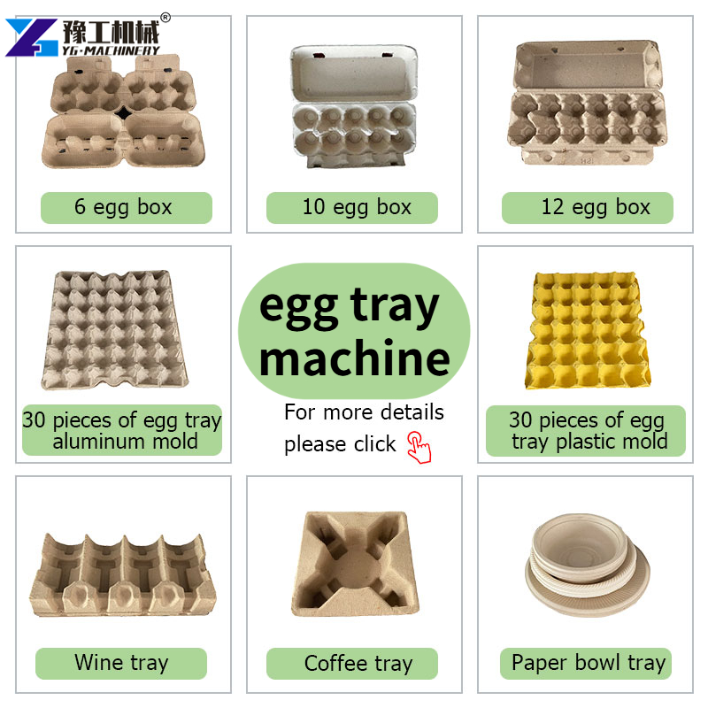 Egg Carton Maker Different Tray Molds