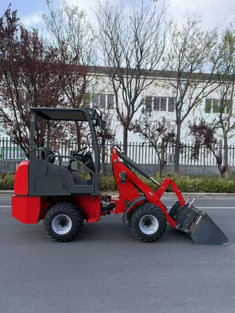 Electric Front End Loader Operation