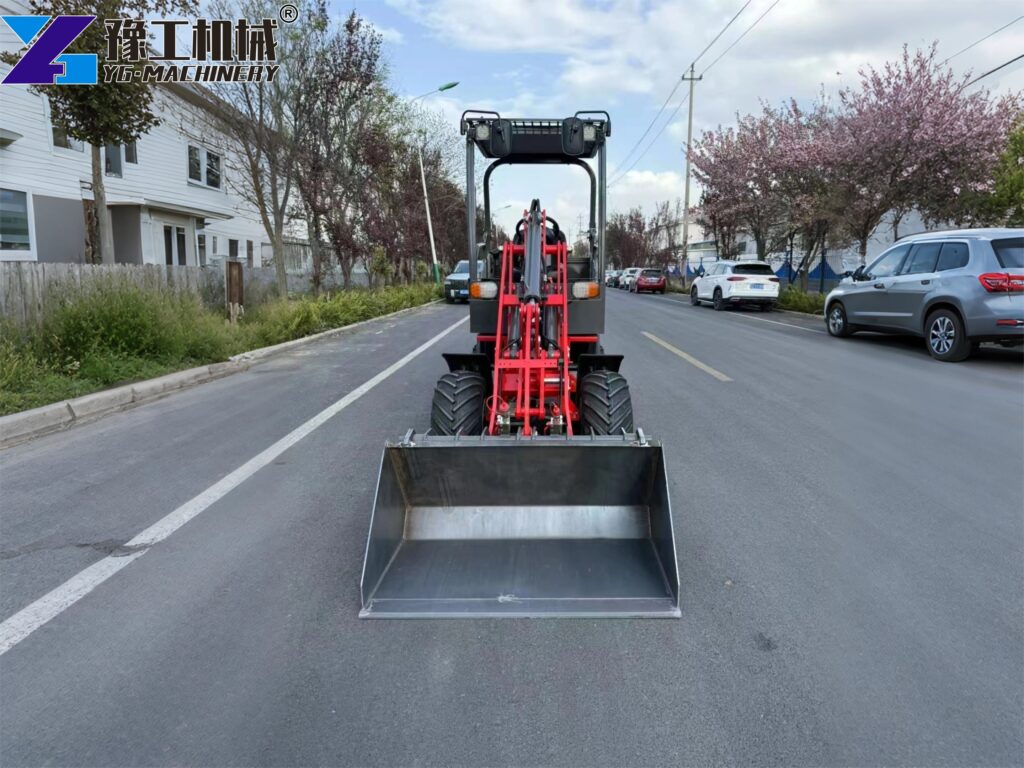 Electric Loader Tractor Working Site