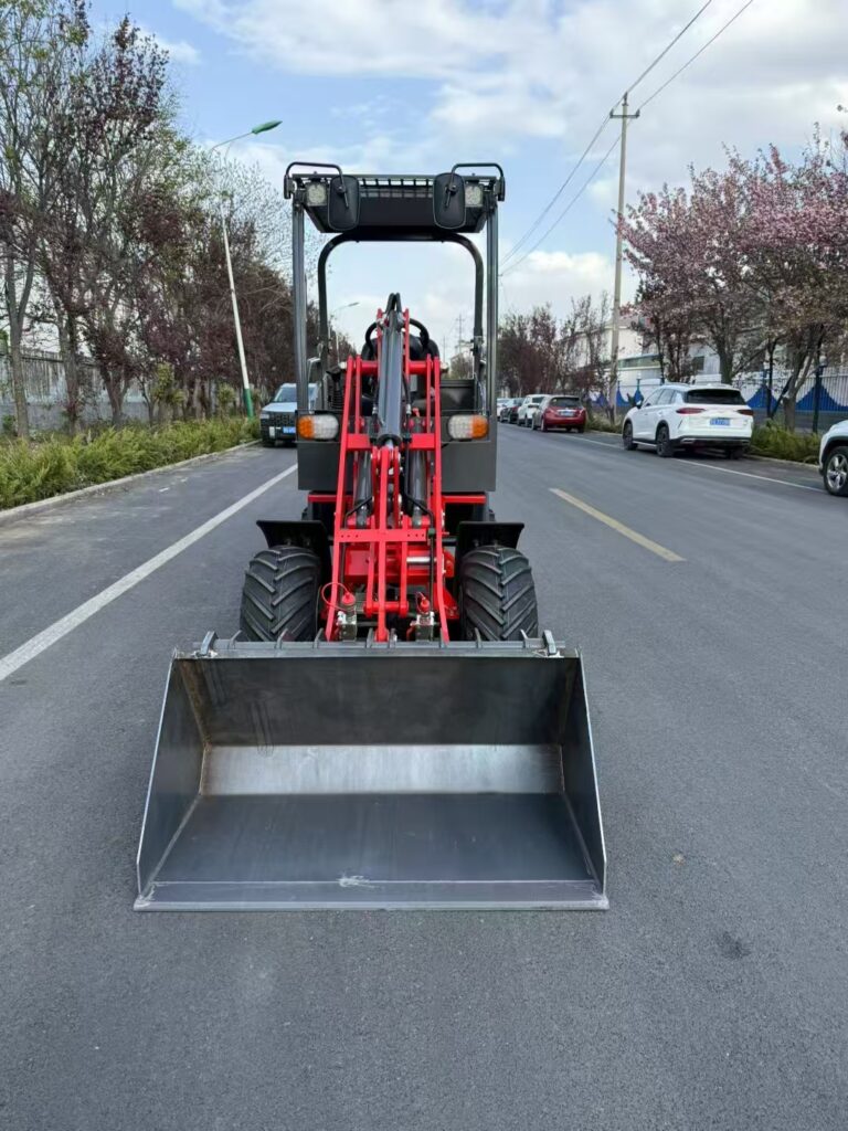 Electric Mini Loader Construction Project