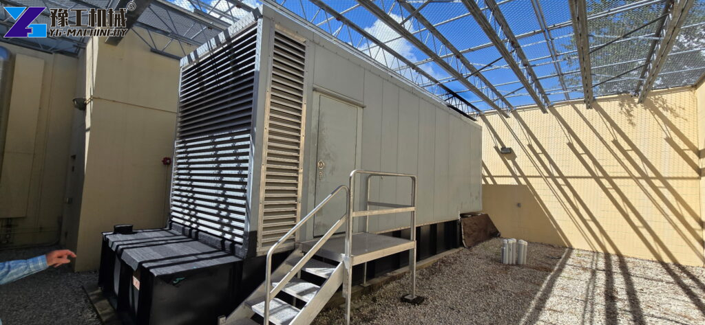 Engine Generator Set 300kW In Soundproof Enclosure