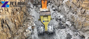 Excavator Milling Head Excavator Milling Attachment Construction Site