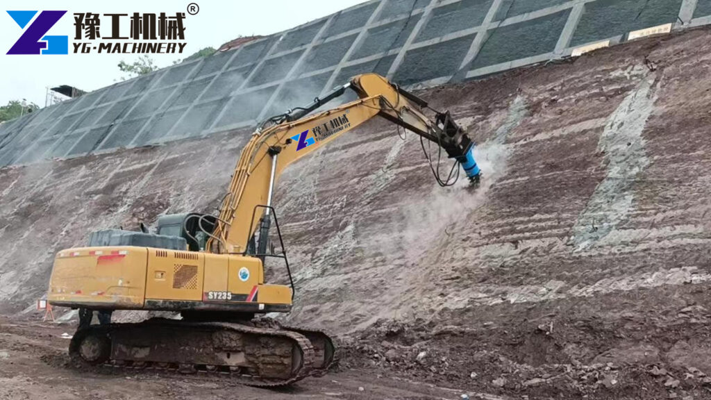 Excavator Milling Head Rock Excavation