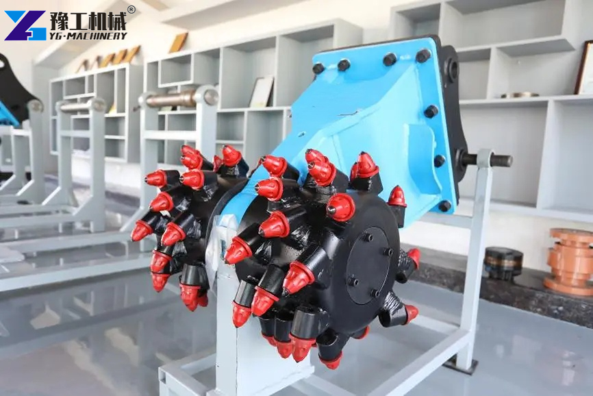 Excavator Rock Grinder Drum