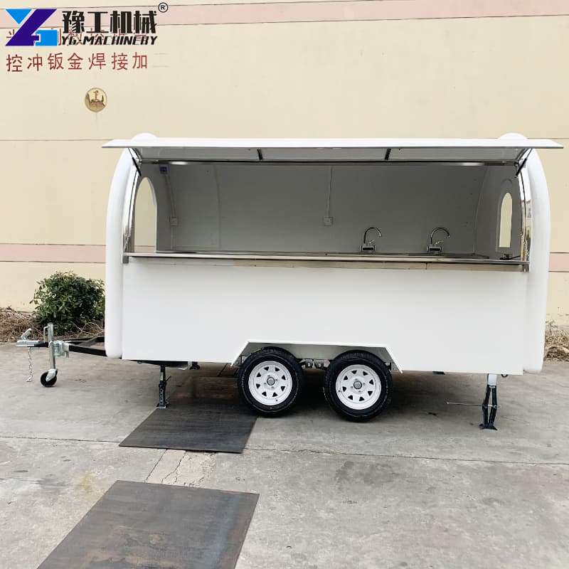 Food Catering Trailer High Capacity Cooking Zone