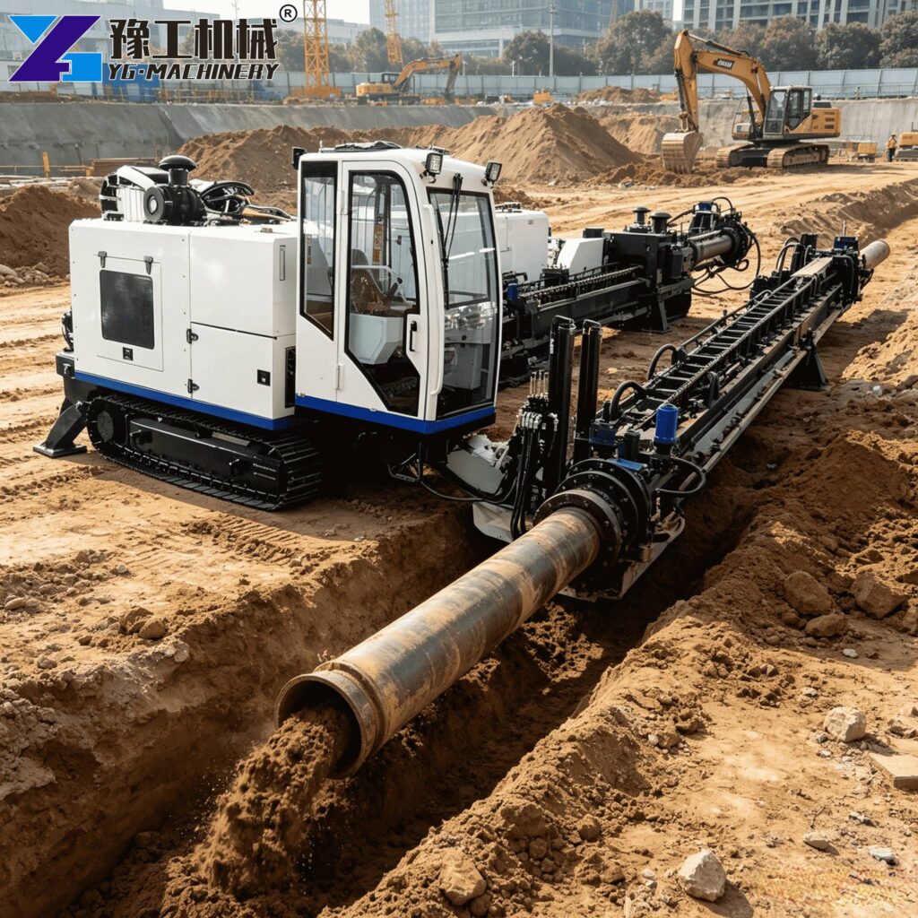 HDD Drilling Rig Urban Pipeline Work