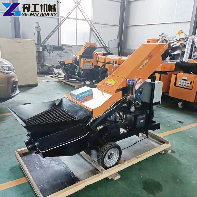 High Efficiency Concrete Pump Operation