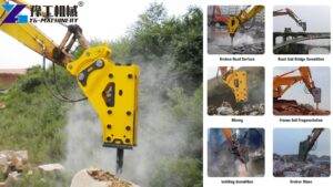 Rock Breaking Machine Hydraulic Breaker Hammer For Excavator