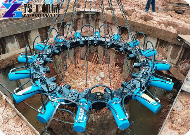 Hydraulic Pile Cutter 360 Degree Rotation Feature
