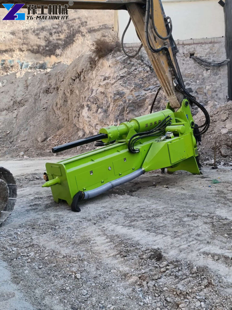 Hydraulic Splitter For Rock Mining Site