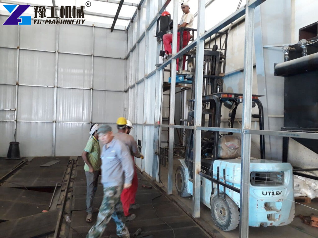 Large Sandblasting Booth Thailand Factory