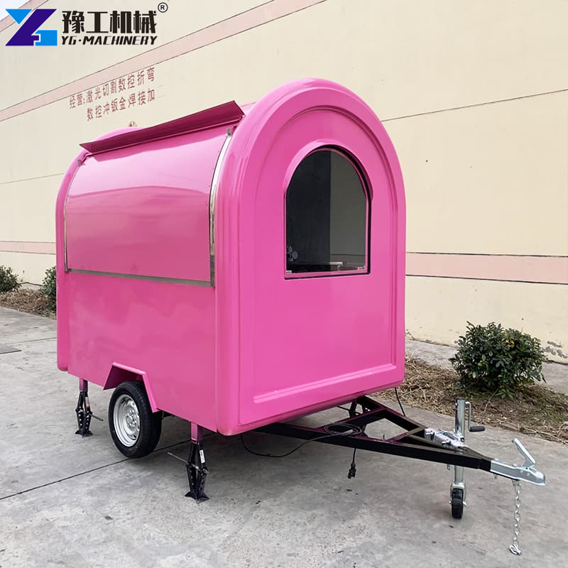Luxury Mobile Ice Cream Trailer Model