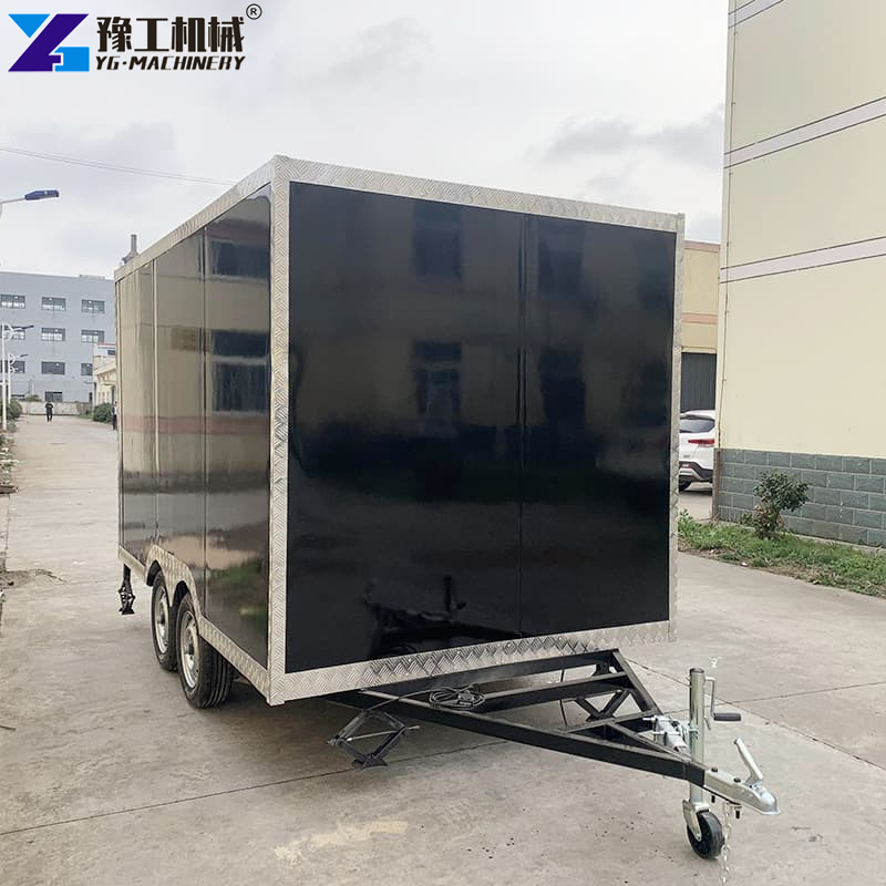 Mobile BBQ Kitchen Trailer Setup