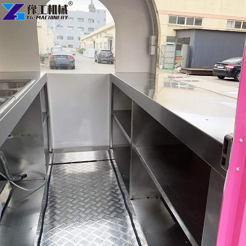 Mobile Ice Cream Trailer Interior Layout