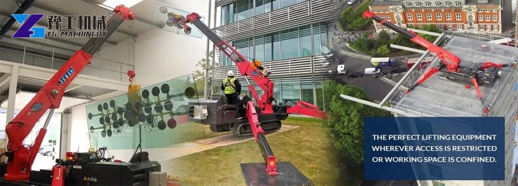 Mobile Spider Crane Construction Site