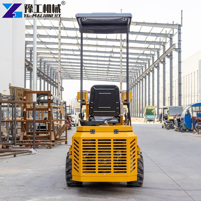 Narrow Skid Steer Working Site