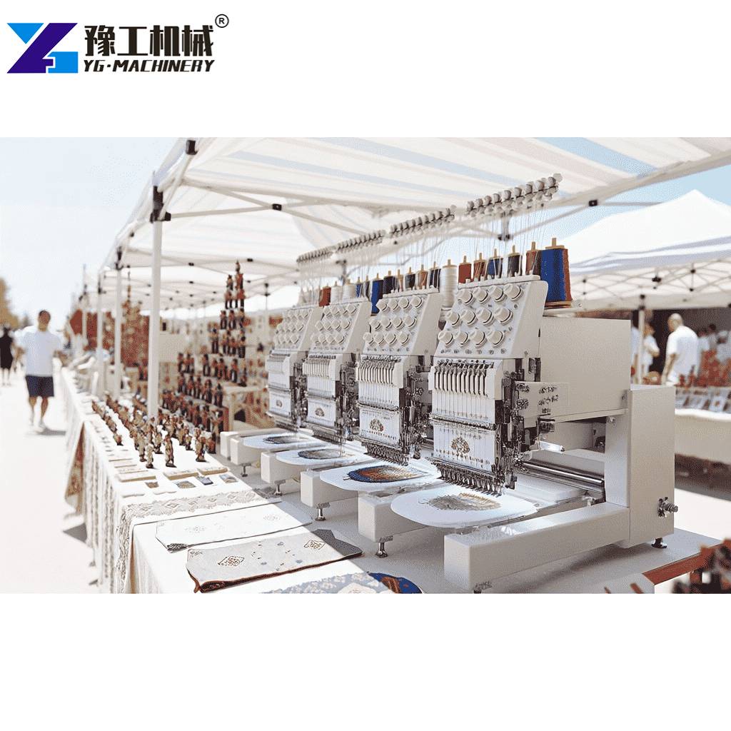 New Embroidery Machine Multi Needle Operation