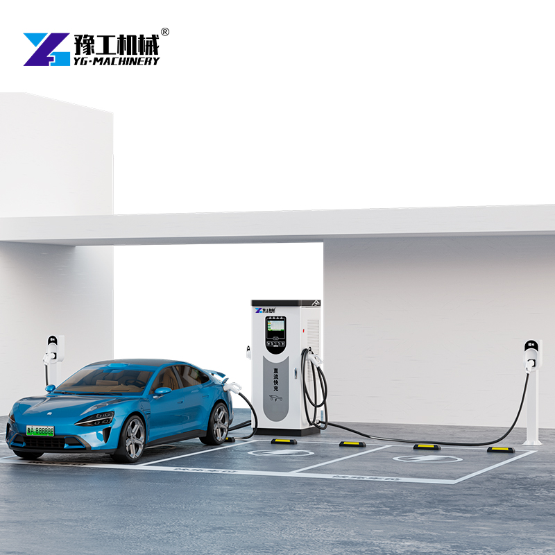 Outdoor Car Charger Installed At Office Parking