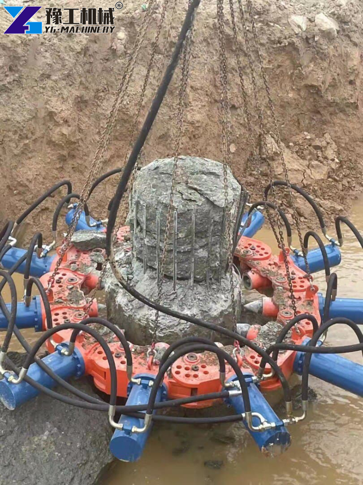 Pile Head Breaking Machine Foundation Work