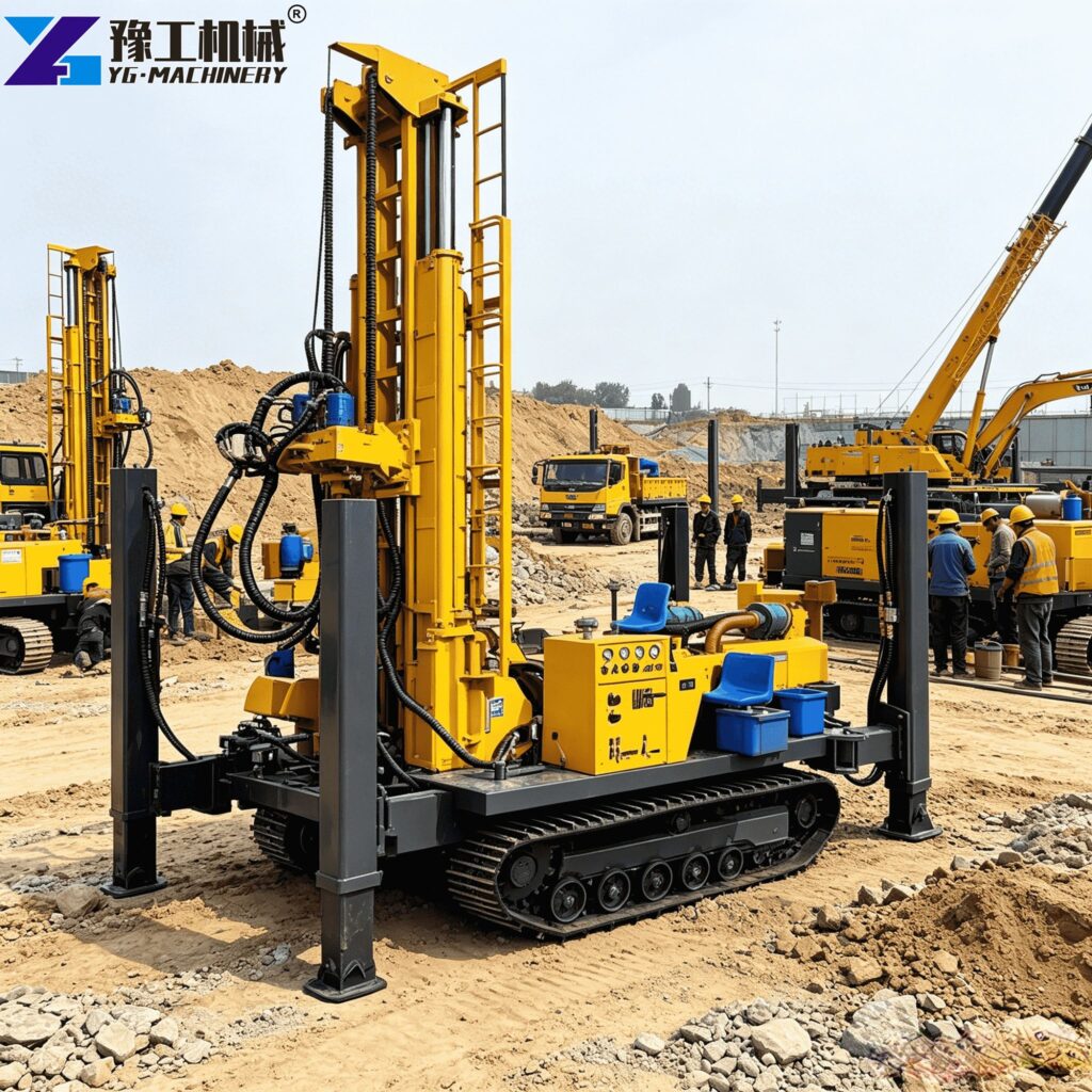 Pneumatic Crawler Drill Rock Work
