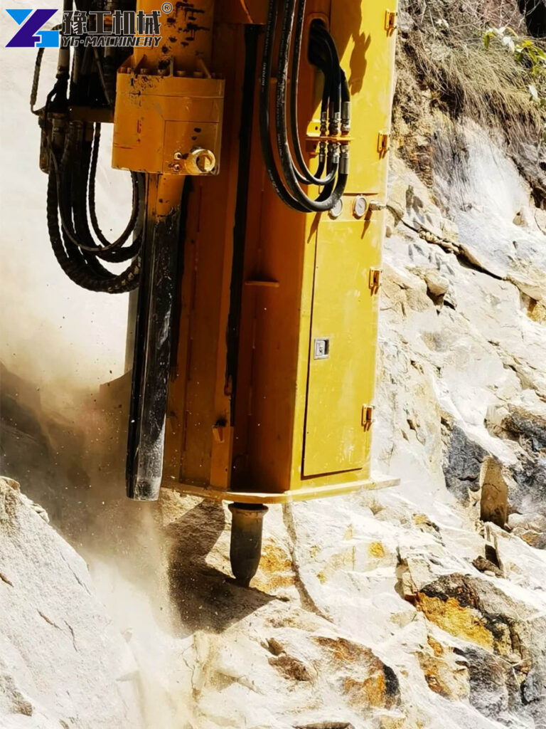 Rock Drill And Splitter Mining Operation