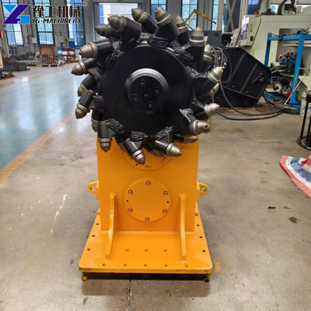 Rock Grinder Attachment For Excavator