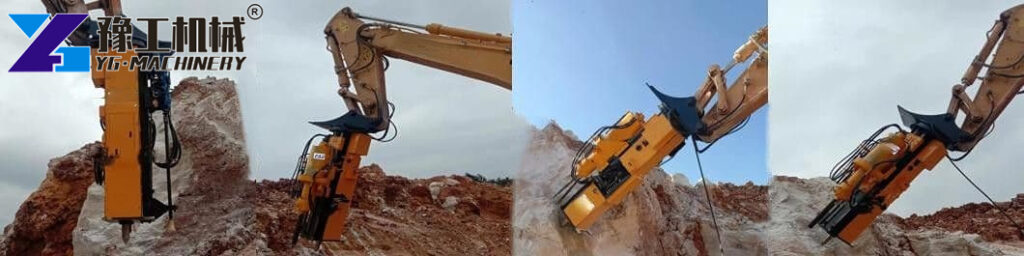 Rock Splitter For Excavator Field Work