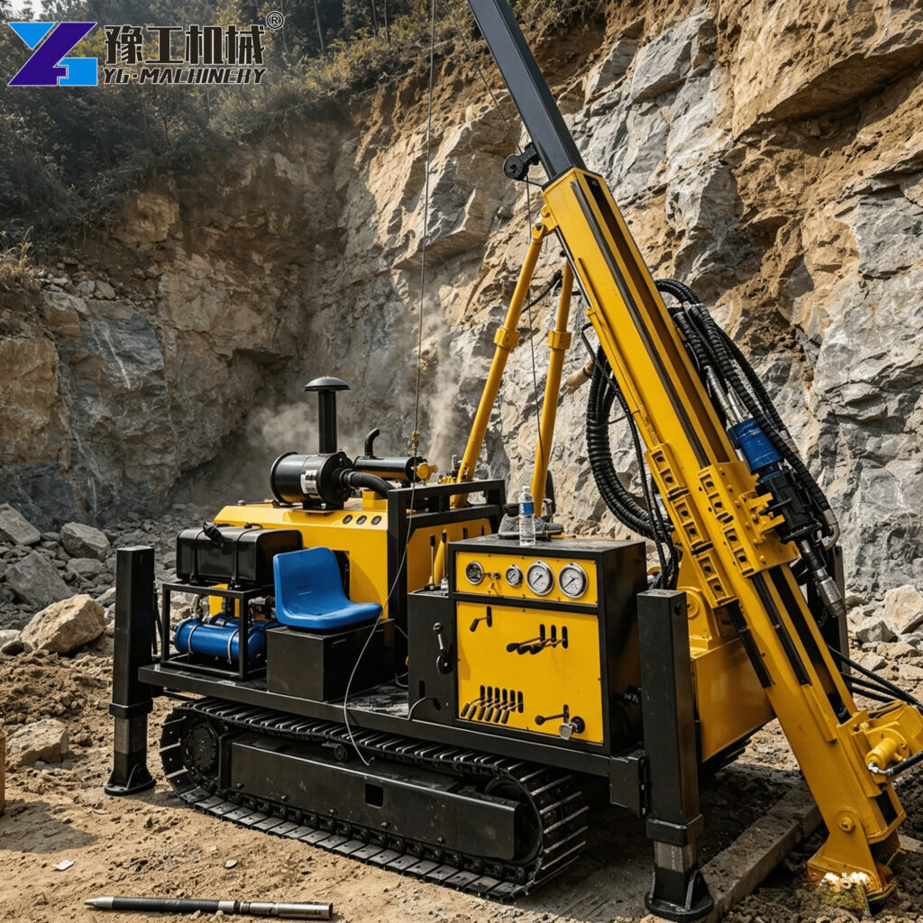 SPT Drilling Machine Site Operation