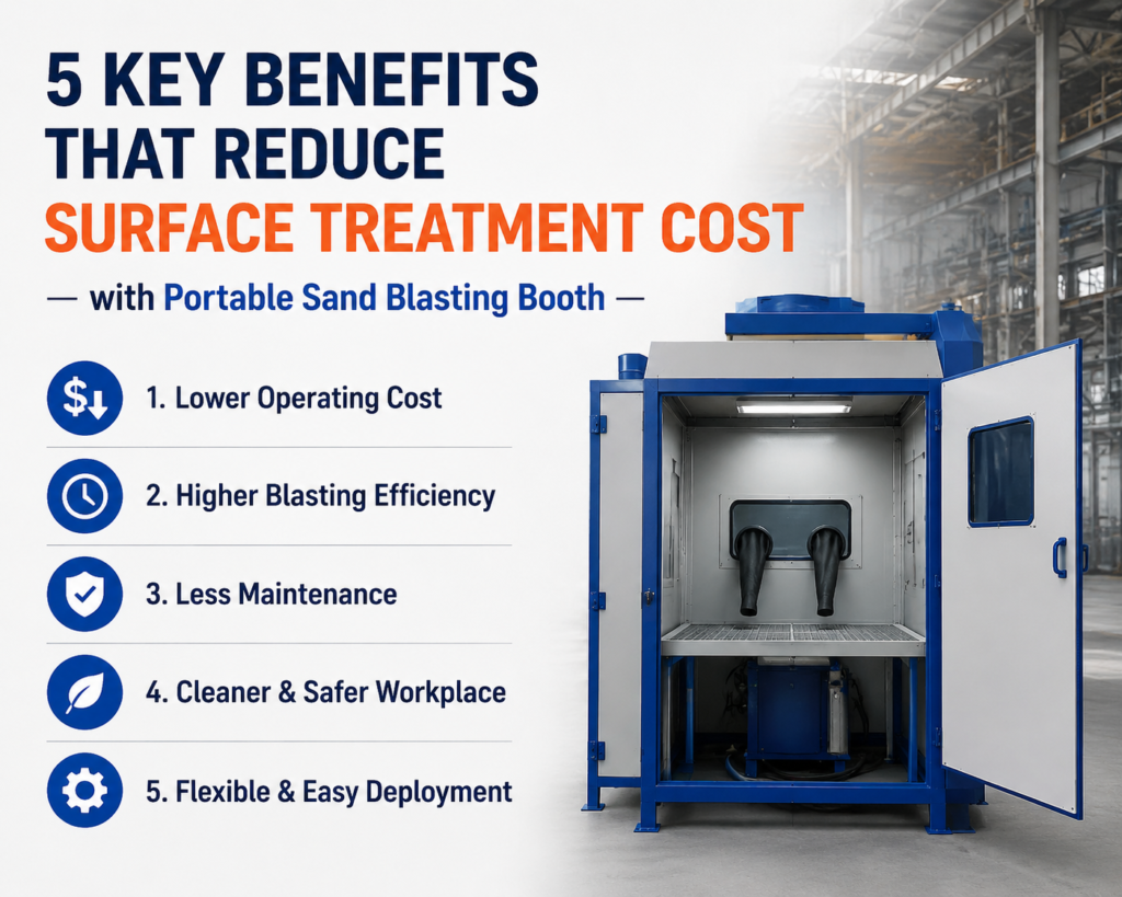 Sand Blasting Room for Sale