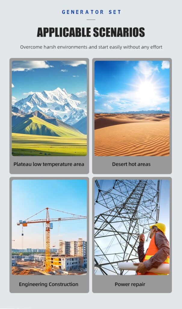 Silent Generator Set Applicable Scenarios