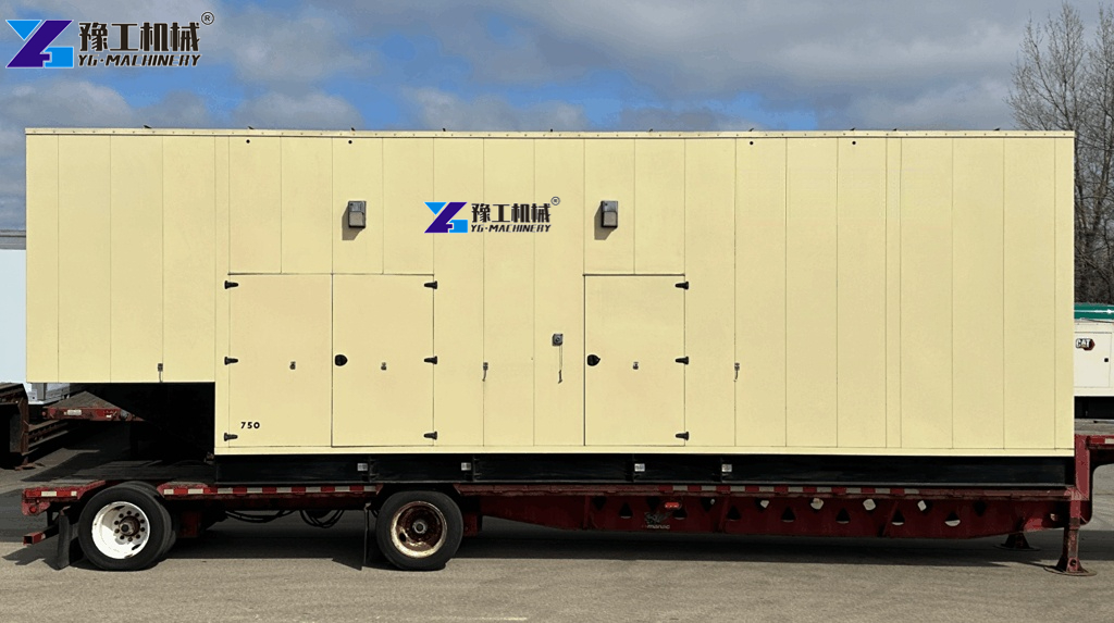 Silent Generator Set Running At Night