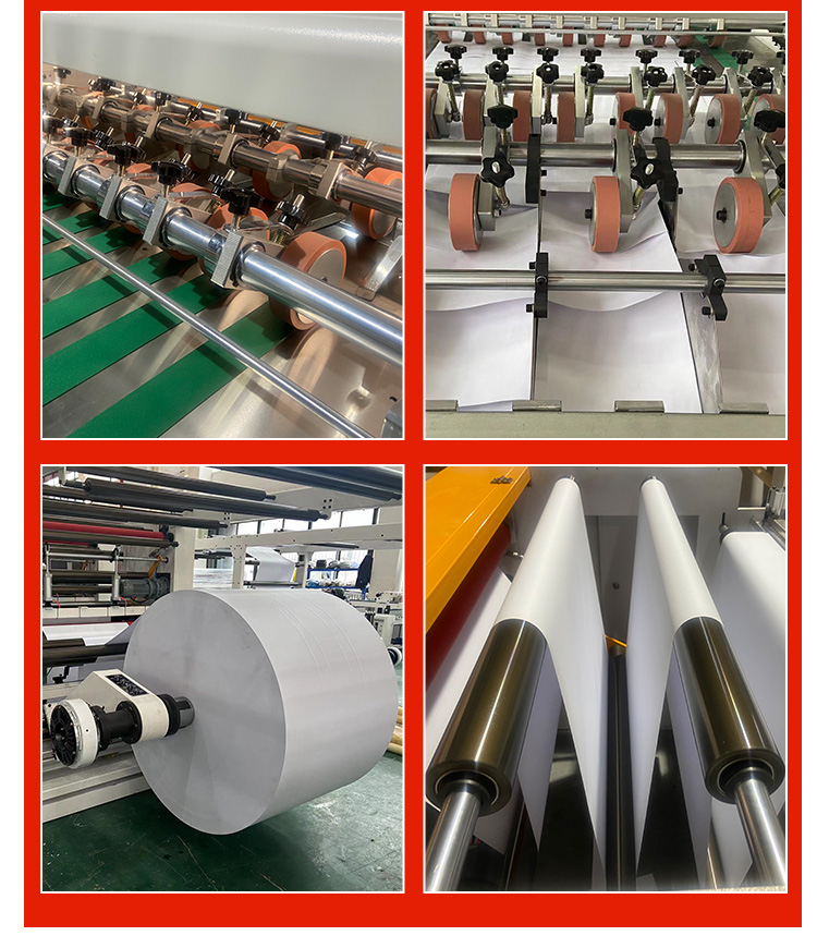 Single Roll 2 Rolls 4 Rolls Automatic A4 Paper Cutting Machine