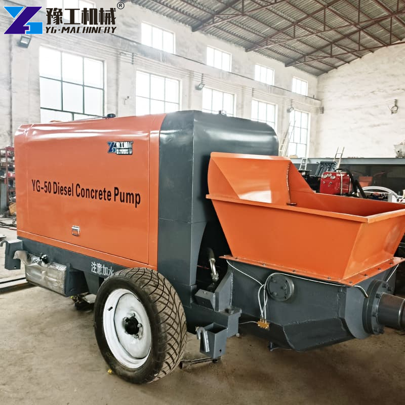 Small Concrete Pump Construction Work