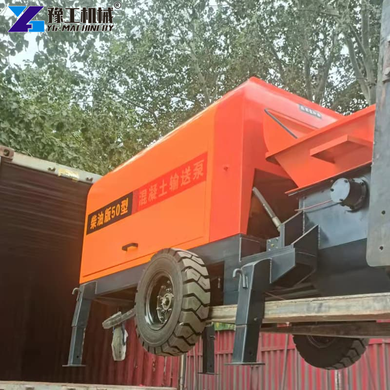 Small Portable Concrete Pump Factory