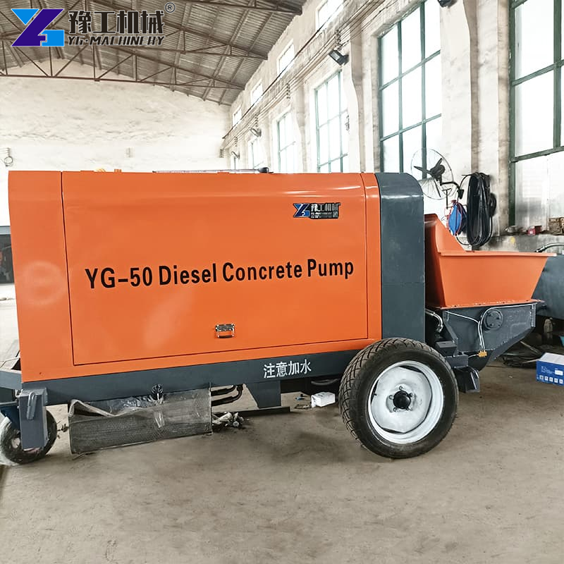 Small Portable Concrete Pump Pouring