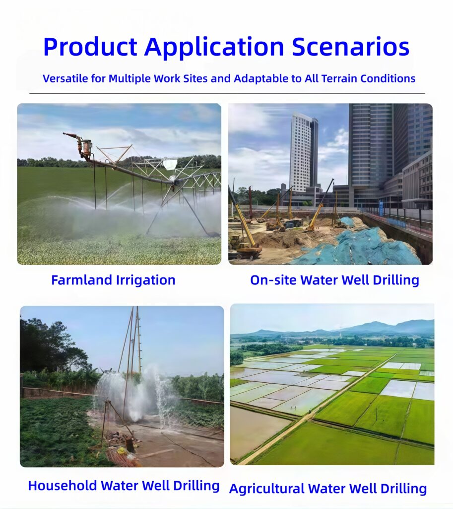Small Water Well Drilling Rig Applications
