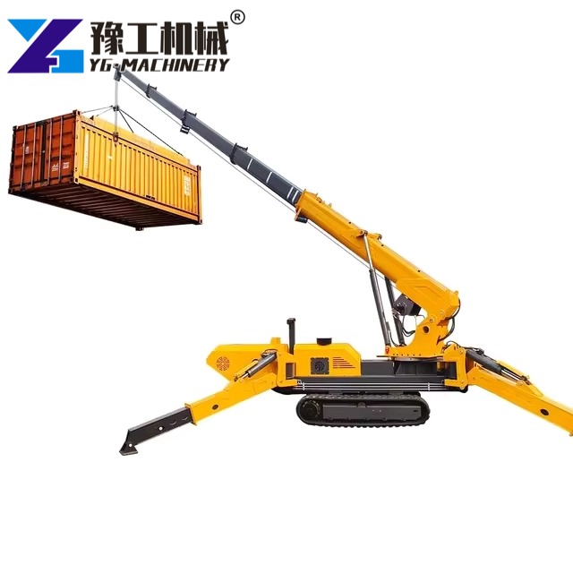 Spider Crawler Crane Job Site