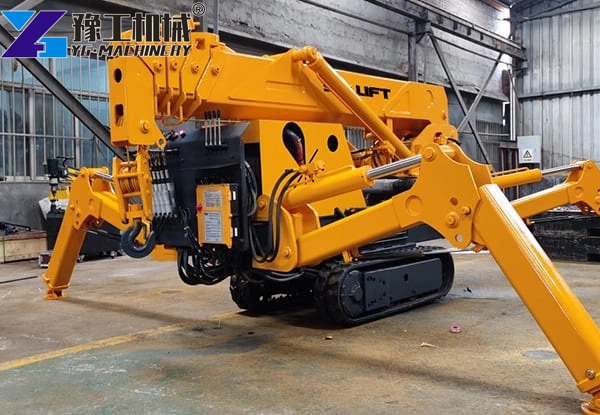 Spider Crawler Crane With Outriggers