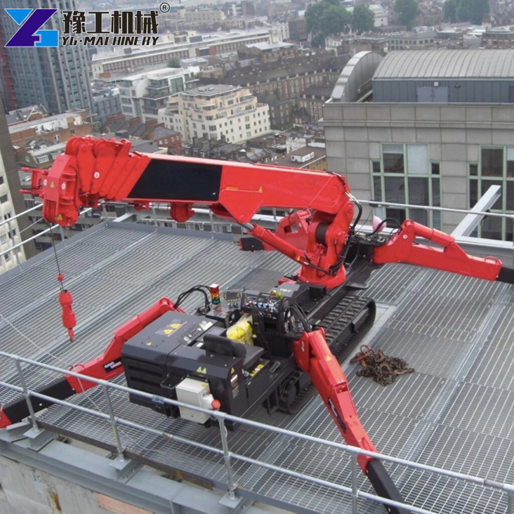 Tracked Mini Crane Heavy Lifting