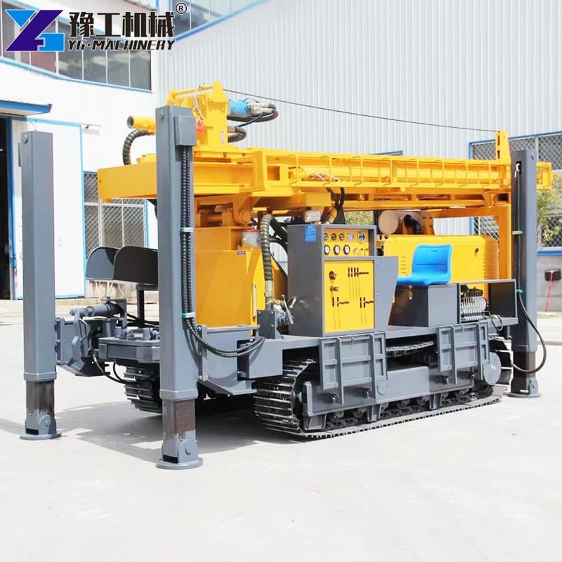 Water Well Drilling Pneumatic Rig Field