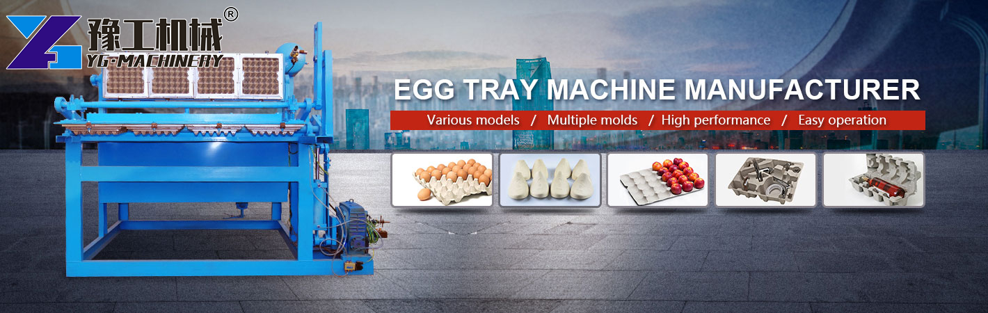 YG Automatic Egg Tray Machine Running Production