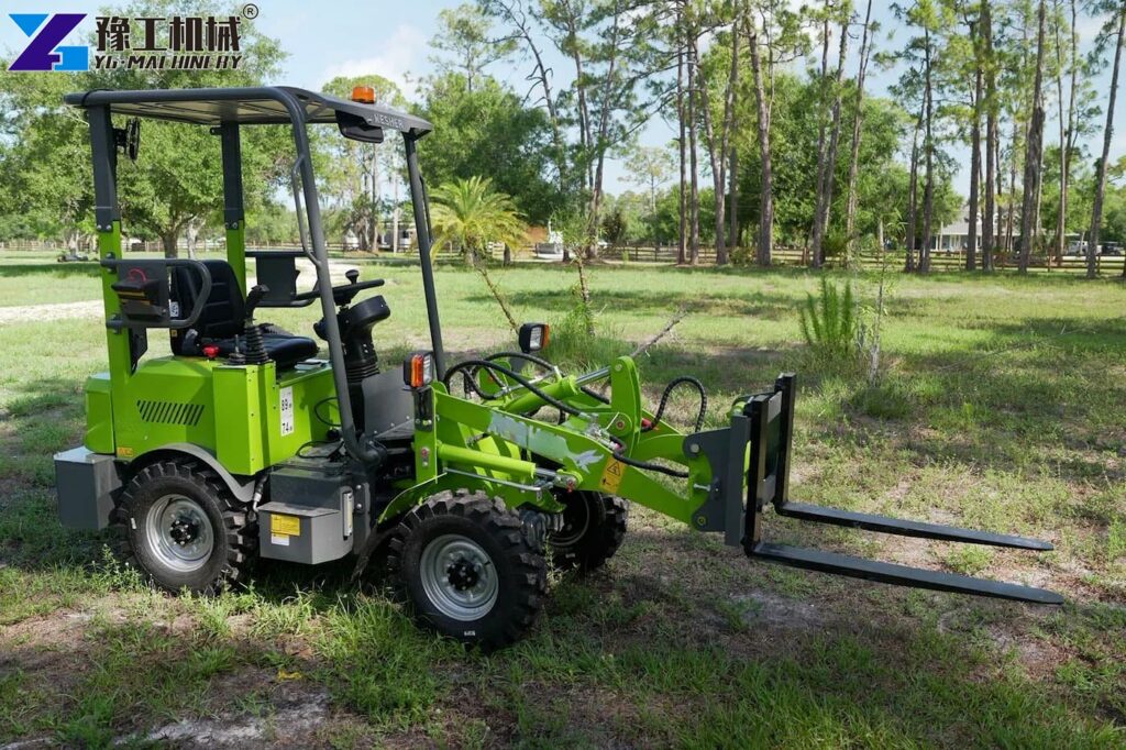 YG Small Electric Loader Unloading At Russia Site