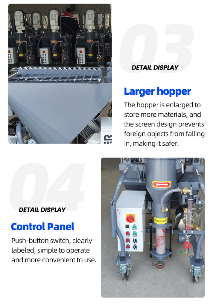 YG Wall Plaster Spray Machine With 115L Hopper