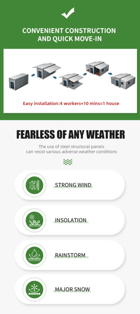 Affordable Folding House Price
