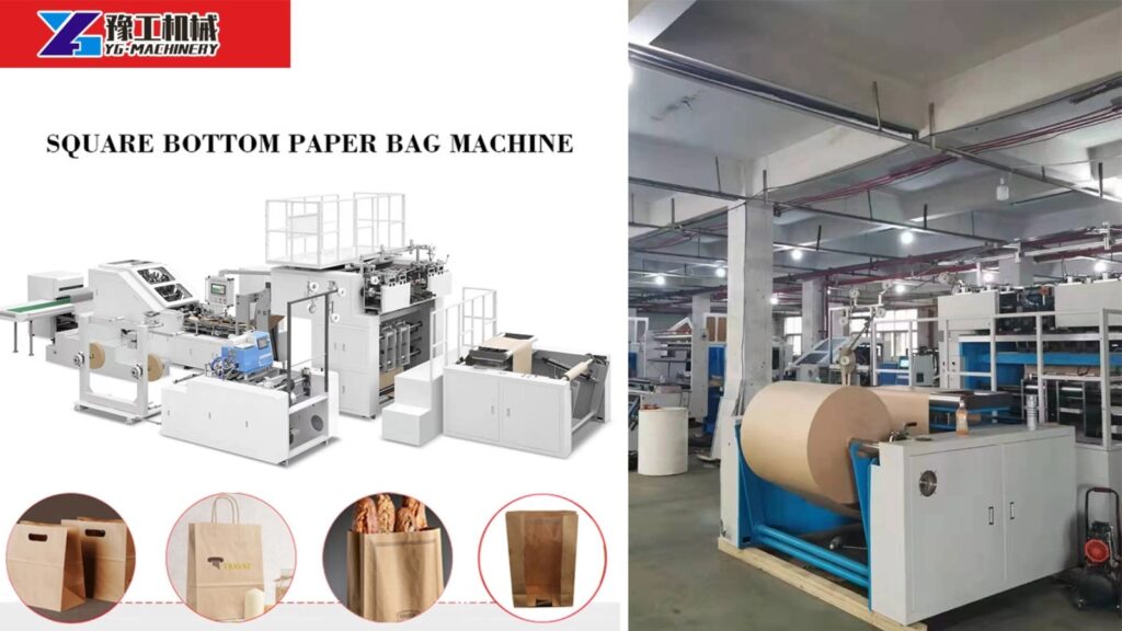 Automatic Paper Bag Machine Production