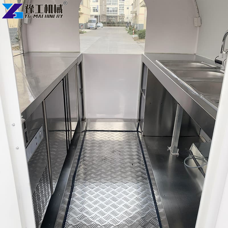 Coffee Truck Trailer Interior