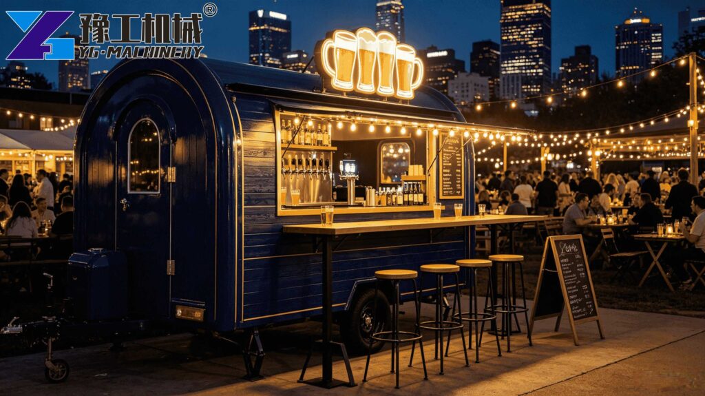 Commercial Kitchen Trailer With LED
