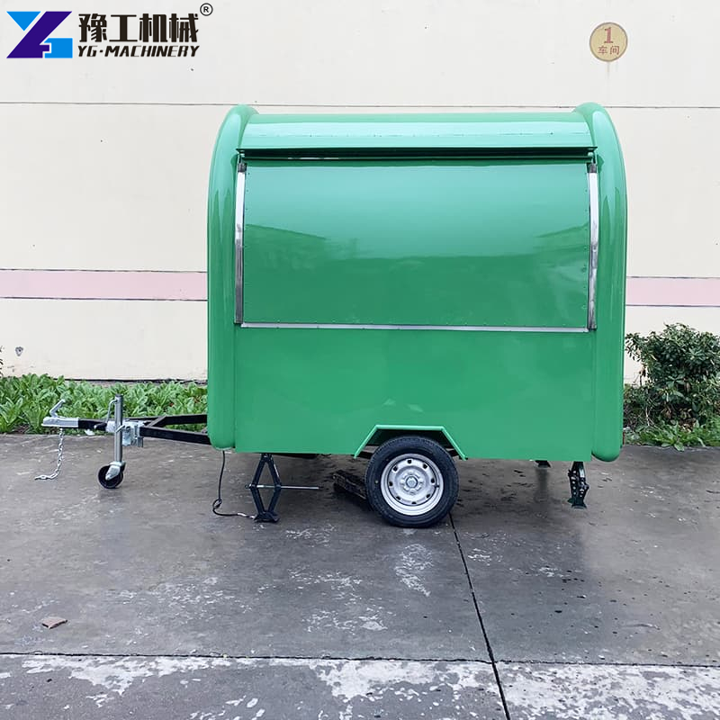 Compact Hot Dog Cart Trailer