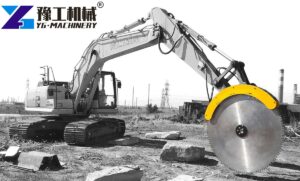Excavator Concrete Saws Excavator Concrete Saw 360 Degree Rotation